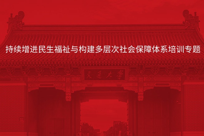 持续增进民生福祉与构建多层次社会保障体系培训专题